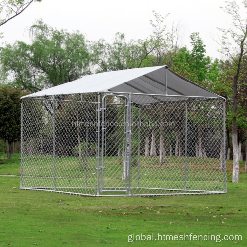 Dog Run Cage Metal Stainless Dog Kennel Dog Cage Supplier